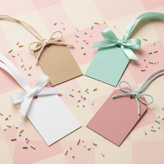 Labels - div. kleuren - 63x38 mm (50 st.) - Cupcakedozen.nl