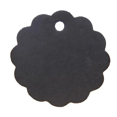 Ronde labels Ø5,8cm - Zwart (50 st.) - Cupcakedozen.nl