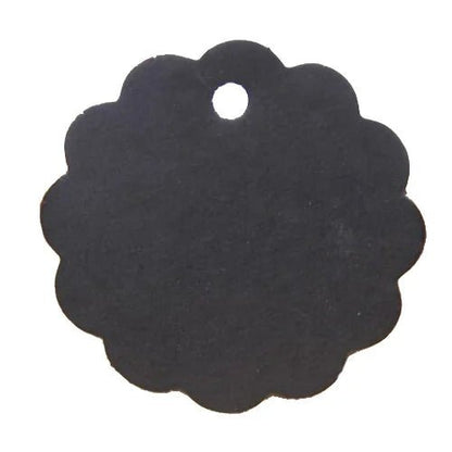 Ronde labels Ø5,8cm - Zwart (50 st.) - Cupcakedozen.nl