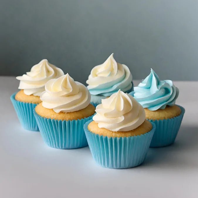 Lichtblauwe baking cups (360 st.) - Cupcakedozen.nl