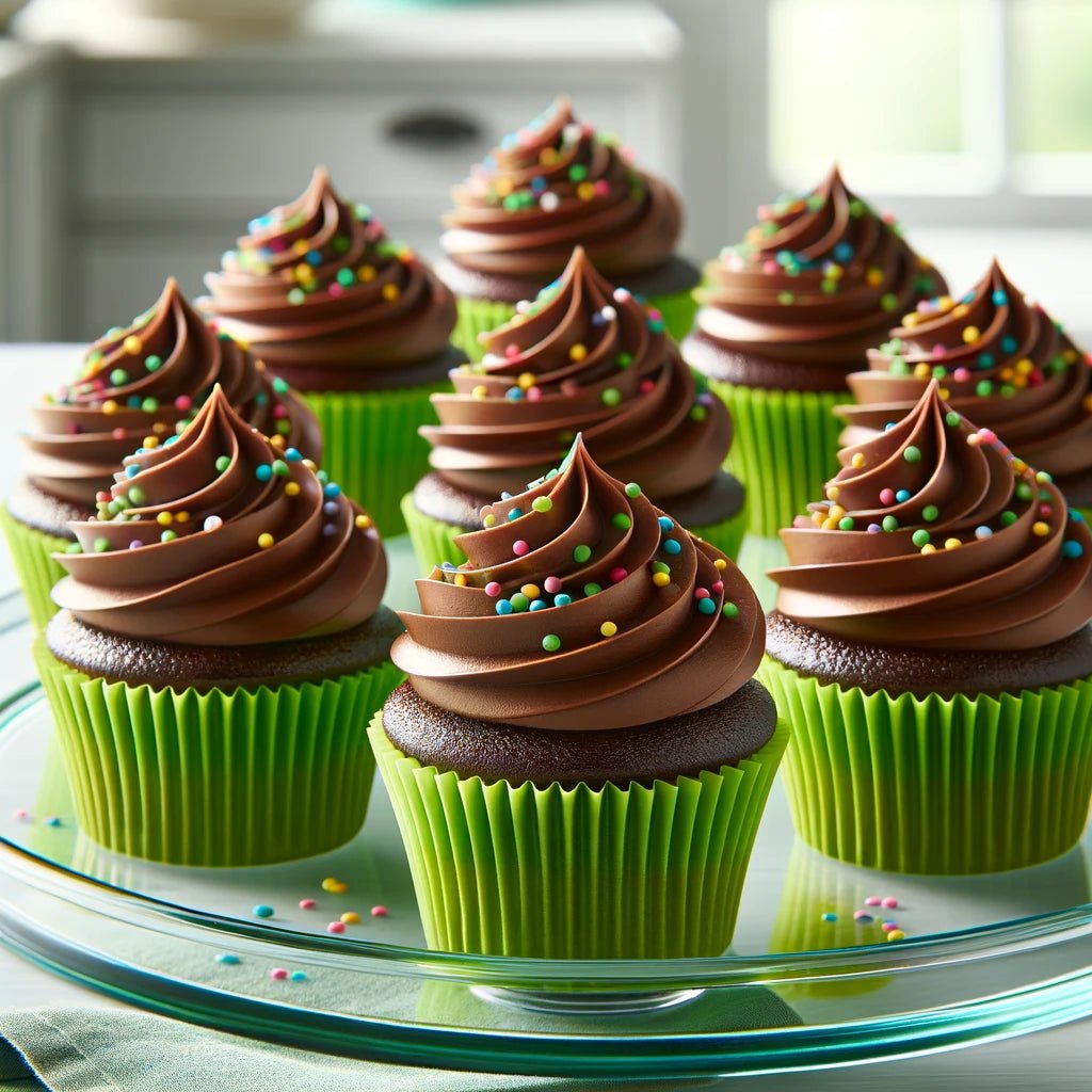 Limoengroene baking cups (360 st.) - Cupcakedozen.nl