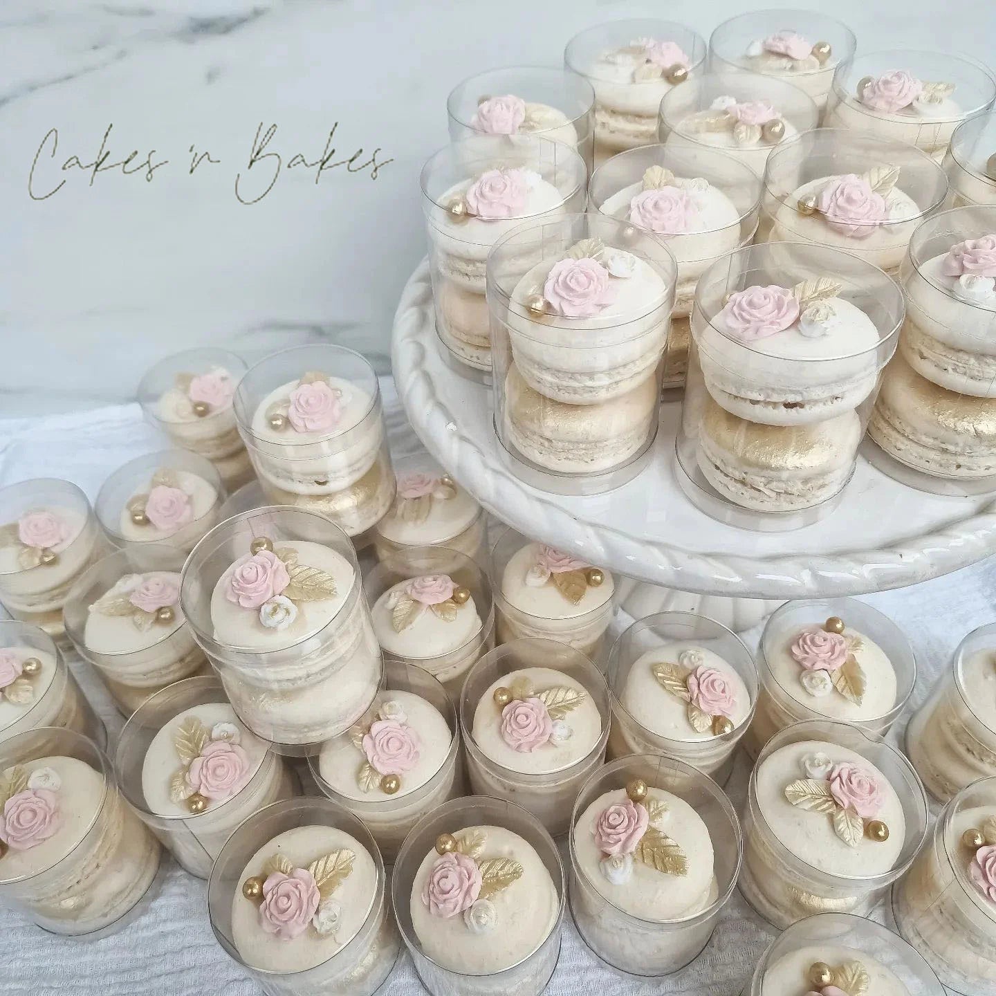 Koker voor 2 macarons (100 st.) - Cupcakedozen.nl
