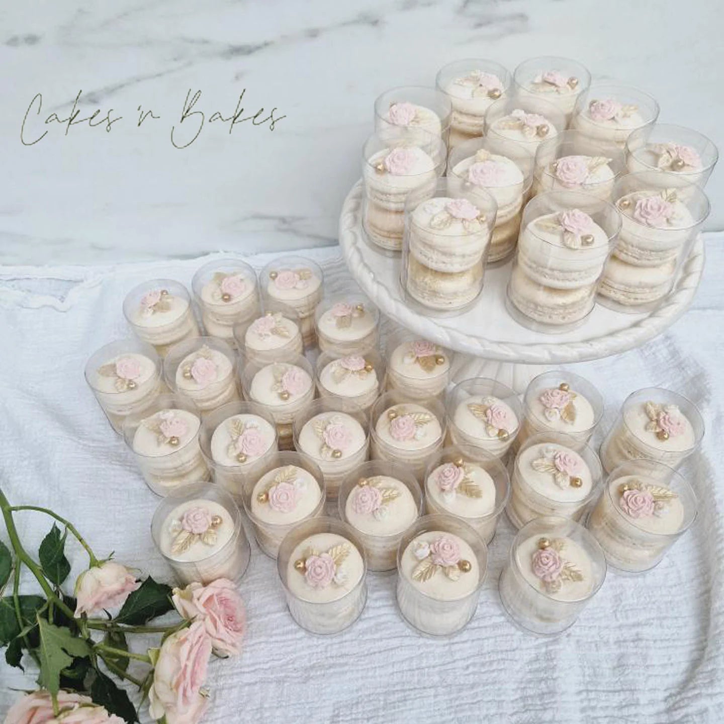 Koker voor 2 macarons (100 st.) - Cupcakedozen.nl