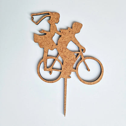 Cake toppers MDF - Just Married (5 st) - Cupcakedozen.nl