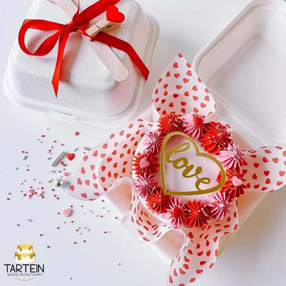 Composteerbaar bento cake doosje (50 st) - Cupcakedozen.nl