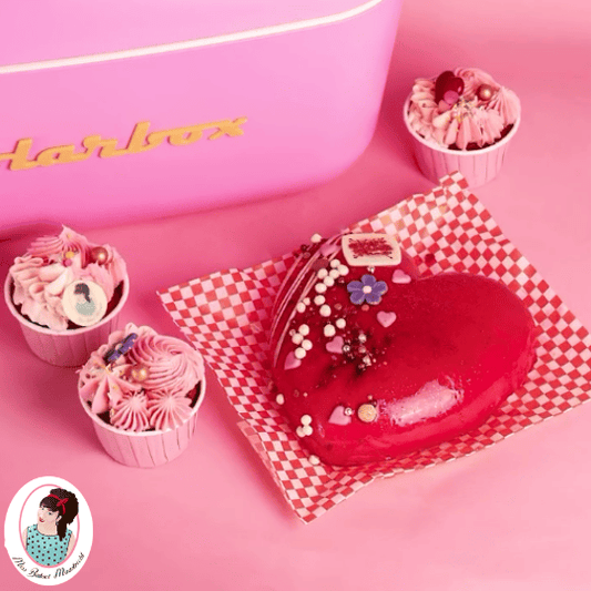 Vetvrij papier - rood/wit geblokt (100 st) - Cupcakedozen.nl