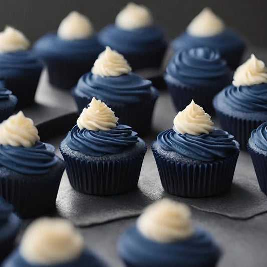 Navy baking cups (360 st.) - Cupcakedozen.nl