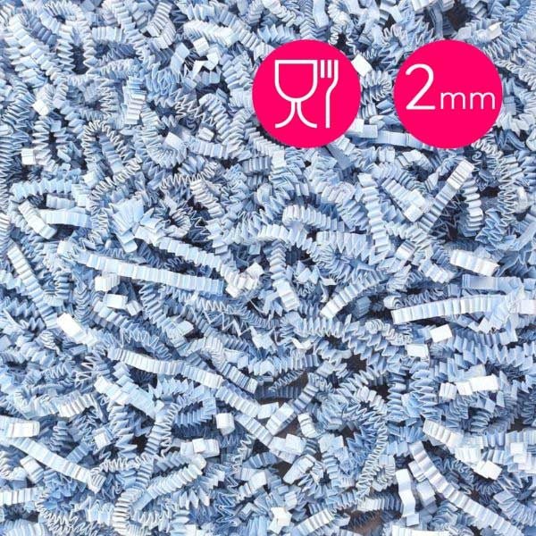 Opvulmateriaal fijn - lichtblauw (1 kg) - Cupcakedozen.nl