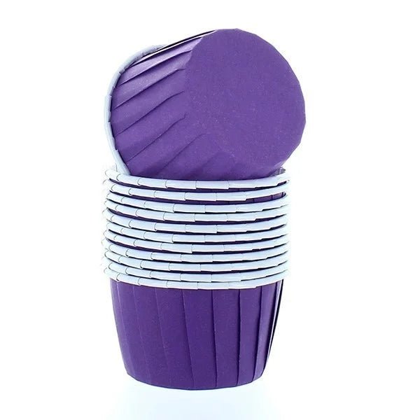 Cupcake bakjes paars (72 st.) - Cupcakedozen.nl