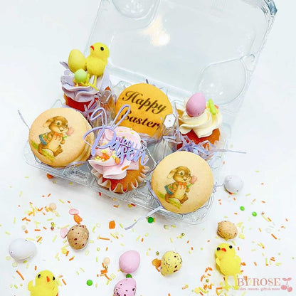 Transparant eierdoosje voor 6 sweets (20 st) - Cupcakedozen.nl