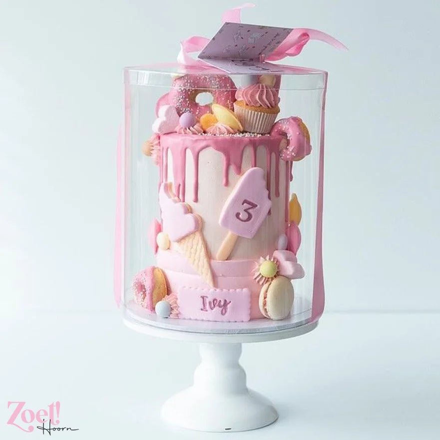 De slimme taartstolp Ø23 x 30 cm (20 st.) - Cupcakedozen.nl