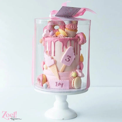 De slimme taartstolp Ø23 x 30 cm (20 st.) - Cupcakedozen.nl