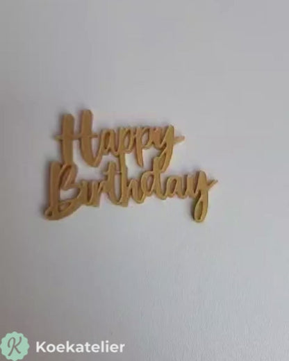 Bento Topper - Happy Birthday (1 St)