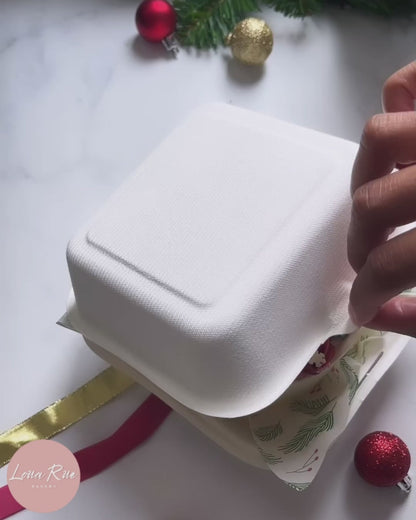 Kompostierbare Bento Cake Box (50 Stück)