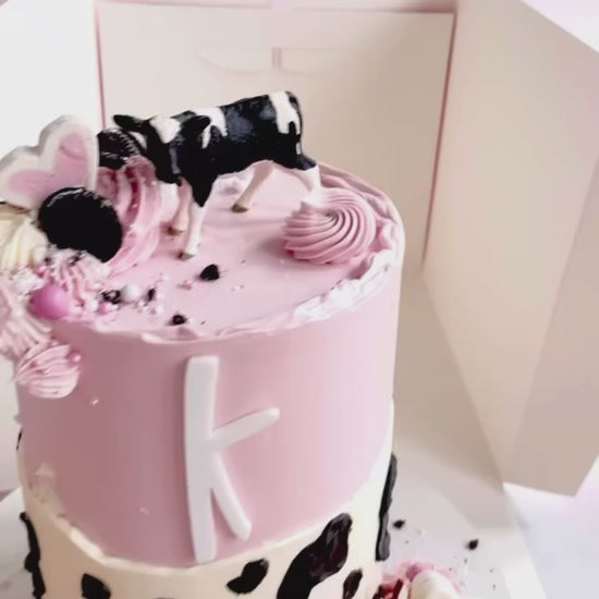 tall pink cake boxes