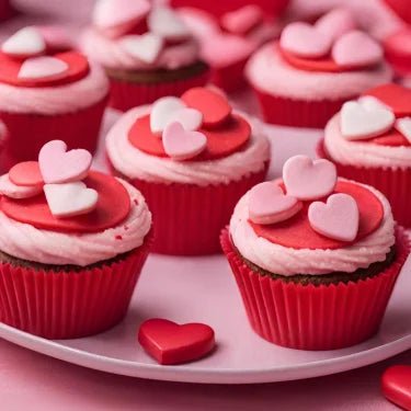 Rode baking cups (360 st.) - Cupcakedozen.nl