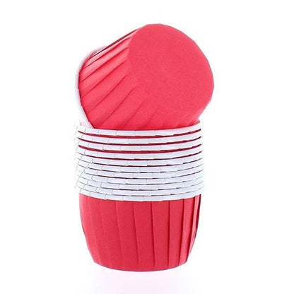 Cupcake bakjes rood (72 st.) - Cupcakedozen.nl