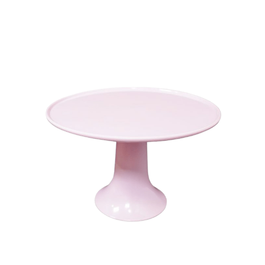 Taartstandaard melamine in roze en wit - Cupcakedozen.nl