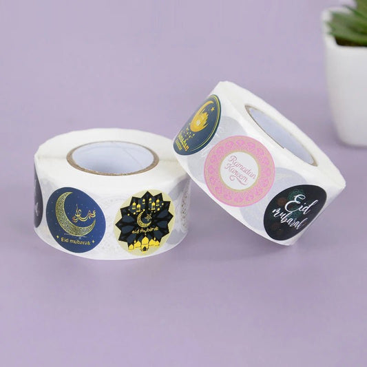 Etiket - Eid Mubarak / Ramadan Kareem (500 st) - Cupcakedozen.nl