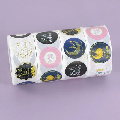 Etiket - Eid Mubarak / Ramadan Kareem (500 st) - Cupcakedozen.nl