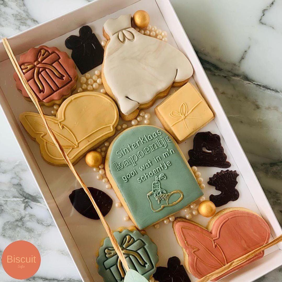 Witte (brievenbus)doos voor koekjes (10 st) - Cupcakedozen.nl