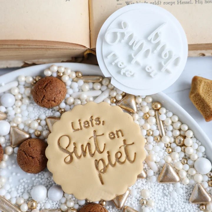 Koekstempel - Liefs, Sint & Piet - Cupcakedozen.nl
