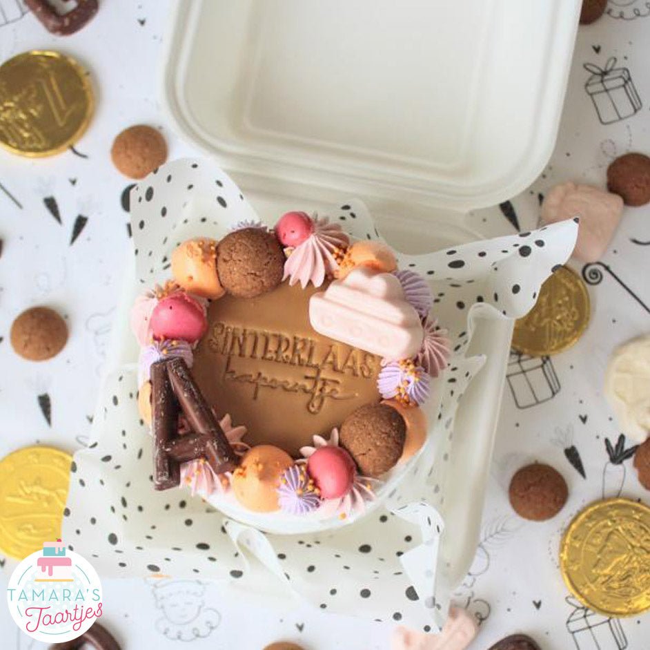 Composteerbaar bento cake doosje (50 st) - Cupcakedozen.nl