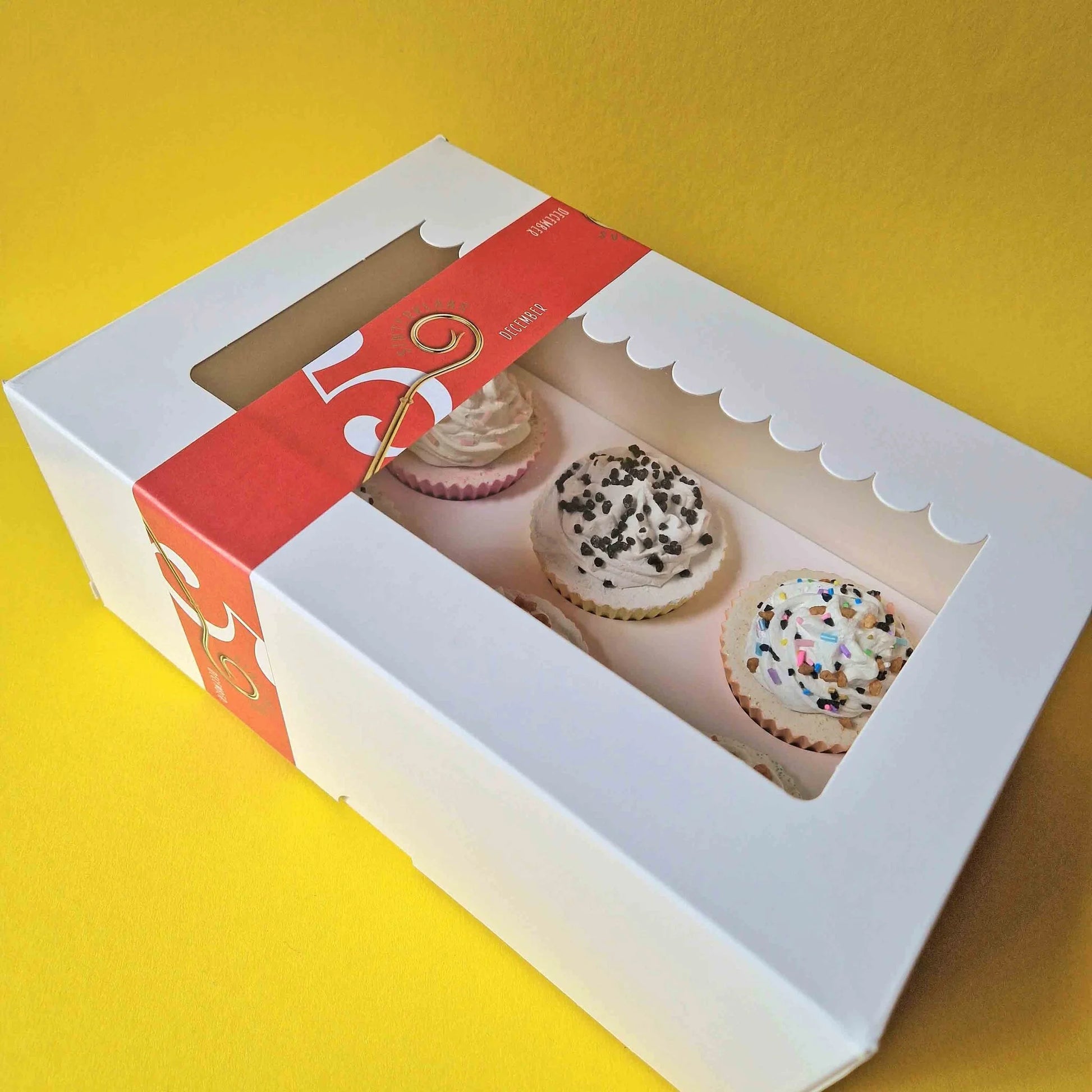 Wikkel sticker - Sinterklaas (25 st) - Cupcakedozen.nl