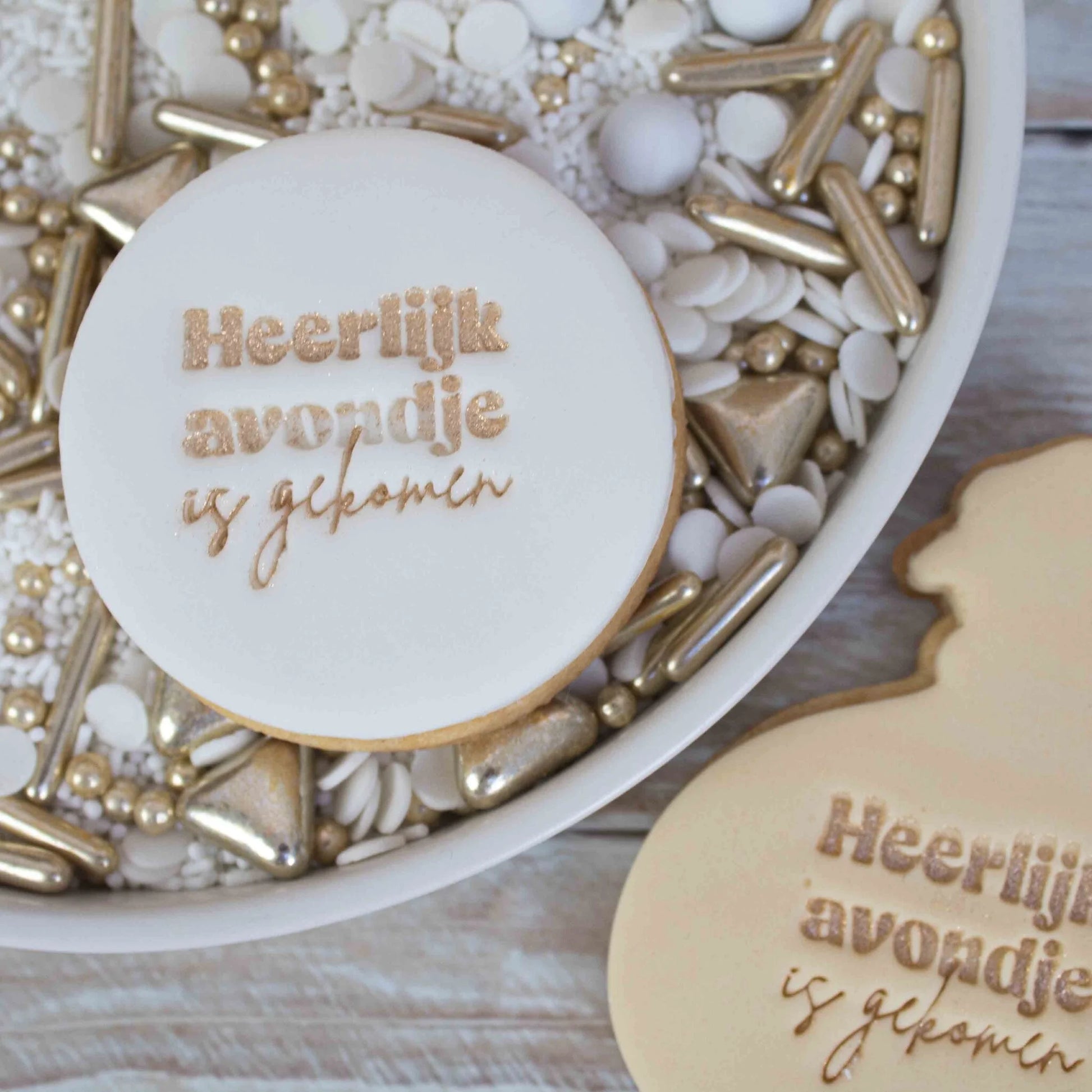 Koekstempel - Heerlijk avondje is gekomen - Cupcakedozen.nl