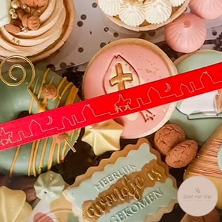 Lint - Sint op de daken (16mm x 5m) - Cupcakedozen.nl