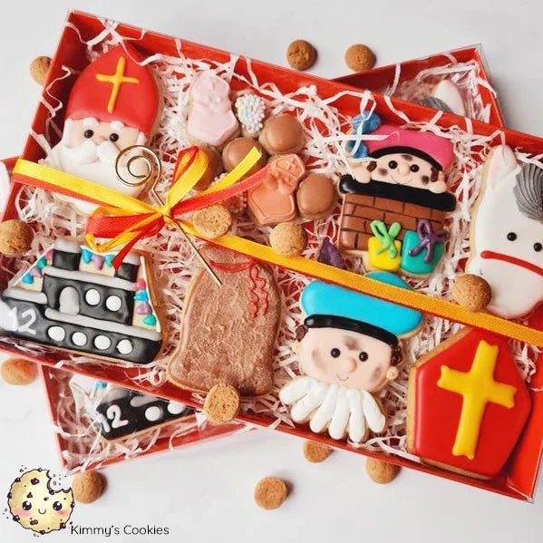 Rode (brievenbus)doos voor koekjes (25 st.) - Cupcakedozen.nl