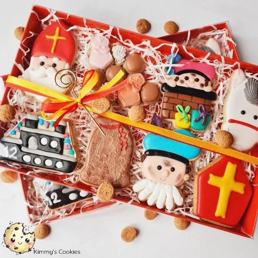 Rode (brievenbus)doos voor koekjes (25 st.) - Cupcakedozen.nl