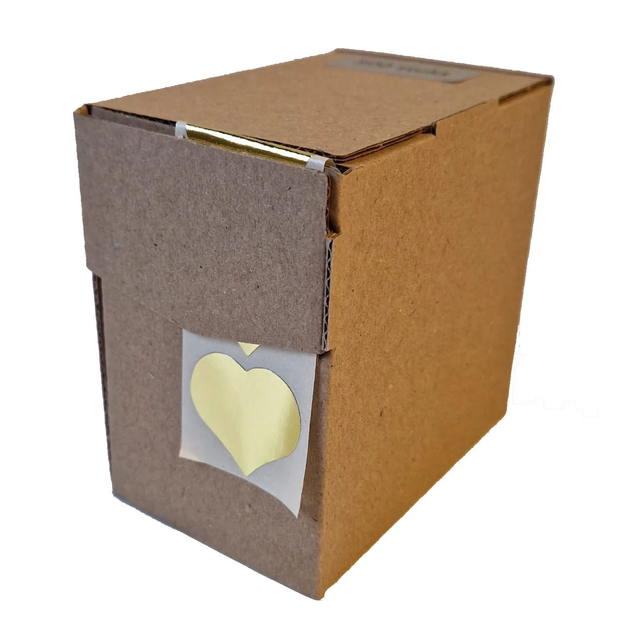 sticker gold heart