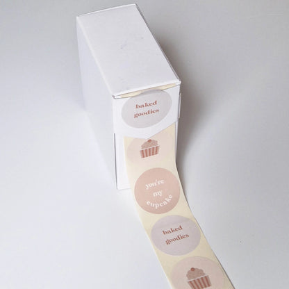 Etiket - Cupcakes (500 st) - Cupcakedozen.nl