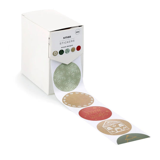 Etiket - Kerst (500 st) - Cupcakedozen.nl