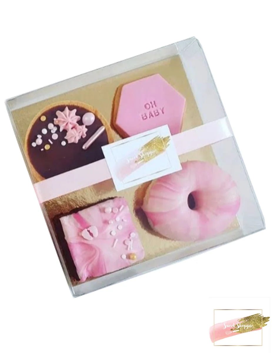 Transparante sweets box - 15x15x3 (50 st.) - Cupcakedozen.nl