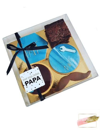 Transparante sweets box - 15x15x3 (50 st.) - Cupcakedozen.nl