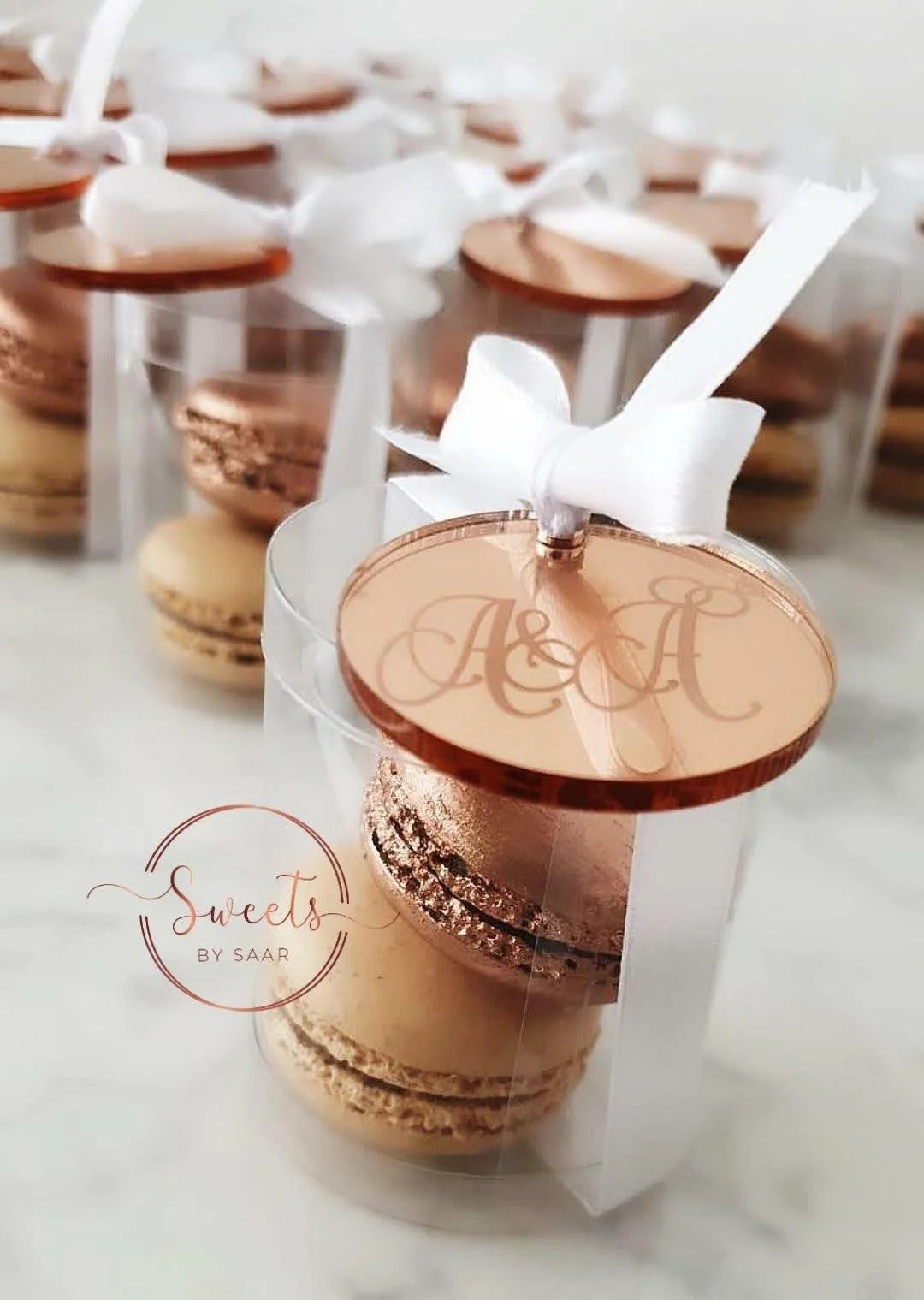 Koker voor 2 macarons (100 st.) - Cupcakedozen.nl