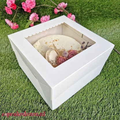 Taartdoos 23x23x15 - luifel - Cupcakedozen.nl