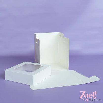 Hoge taartdoos 20x20x25 - luifel (10 st) - Cupcakedozen.nl