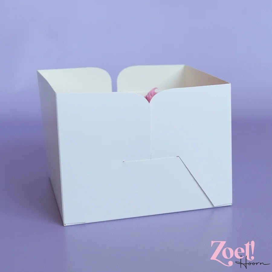 Taartdoos 20x20x15 - luifel (10 st) - Cupcakedozen.nl