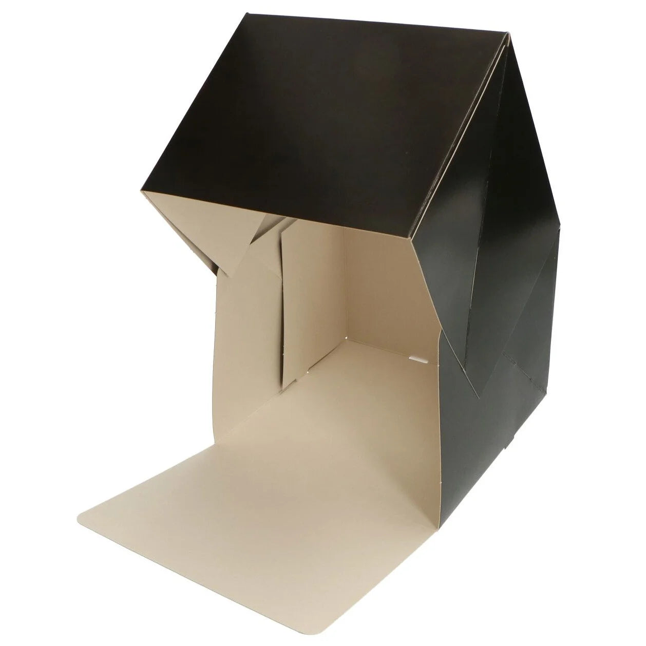 Zwarte taartdoos - 19x19x15 (25 st) - Cupcakedozen.nl