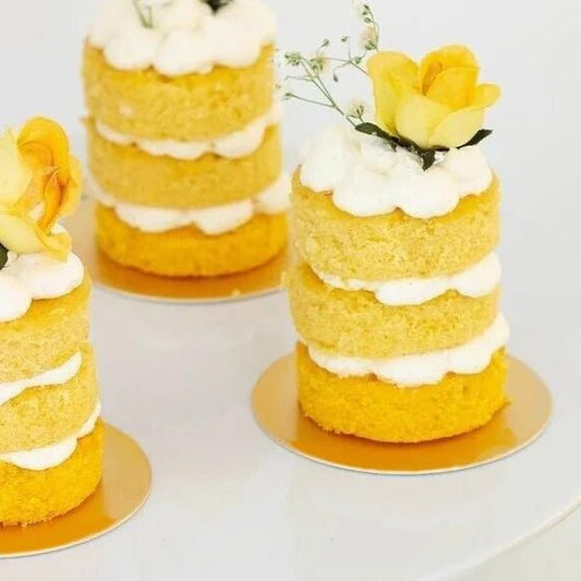 Taartkarton Goud Ø12cm (100 st.) - Cupcakedozen.nl