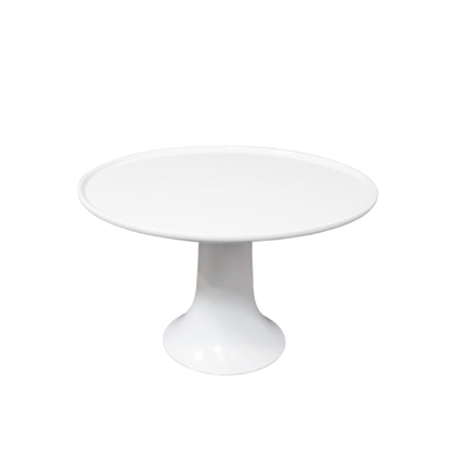 Taartstandaard melamine in roze en wit - Cupcakedozen.nl