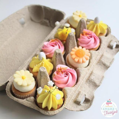 Eco eierdoosje voor 10 sweets (10 st) - Cupcakedozen.nl