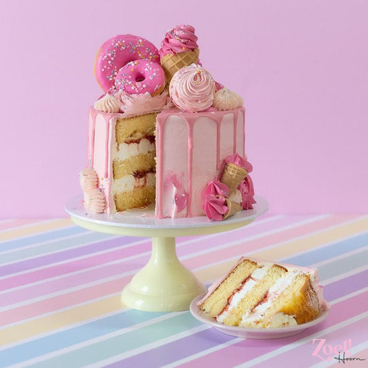 MDF cakeboards Ø23cm - wit glans (10 st) - Cupcakedozen.nl