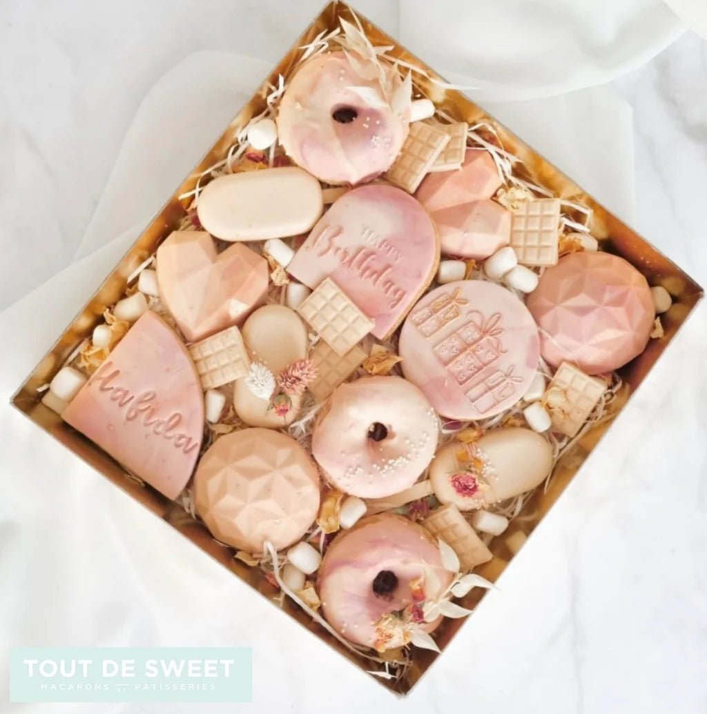 Sweet box goud - 26x24,5x4,5 (25 st) - Cupcakedozen.nl