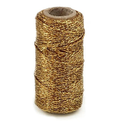 Touw goud (25m) - Cupcakedozen.nl