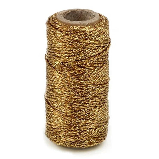 Touw goud (25m) - Cupcakedozen.nl