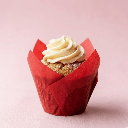 Tulp baking cups - rood (200 st.) - Cupcakedozen.nl